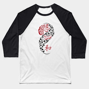 Koi Peace Baseball T-Shirt